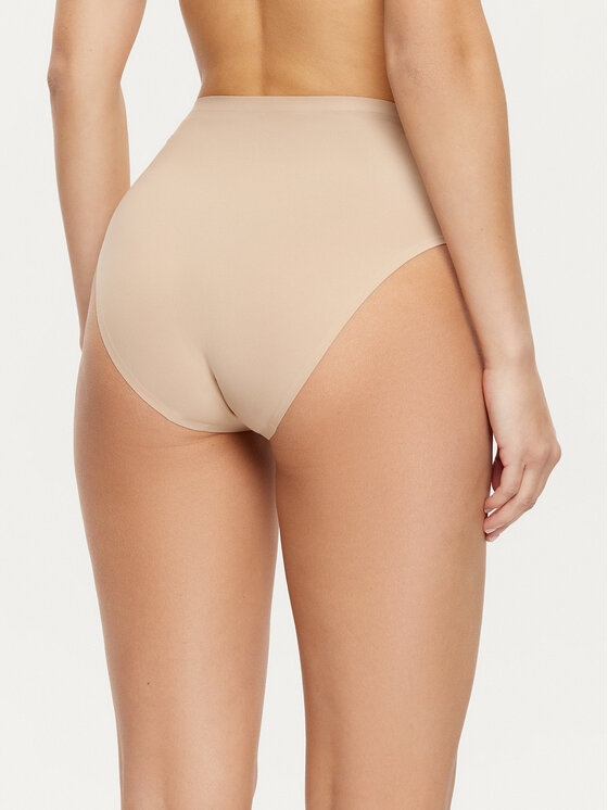 Chantelle Chantelle Klasične spodnje hlačke z visokim pasom Soft Stretch C106C7 Bež