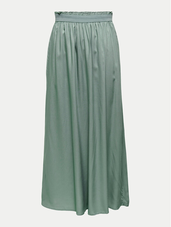 ONLY ONLY Maxi szoknya Venedig 15164606 Zöld Regular Fit