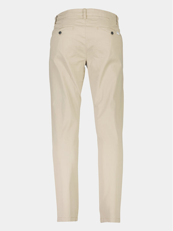 Lindbergh Lindbergh Chino nohavice 30-005044 Béžová Slim Fit