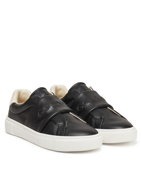 Calvin Klein Calvin Klein Laisvalaikio batai Cupsole Slip On - He Nappa HW0HW02471 Juoda