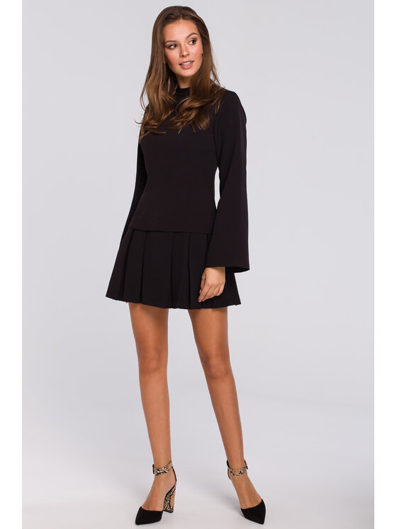 Makover Makover Abito da sera K021 Nero Regular Fit