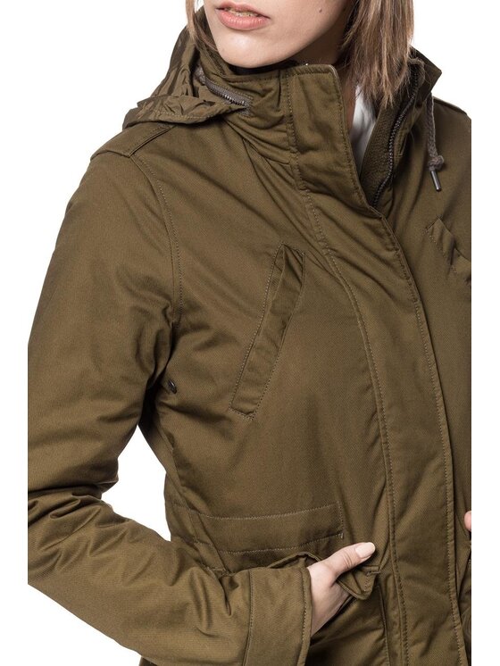 Lee Lee Kurtka damska FIELD JACKET Beżowy Slim Fit