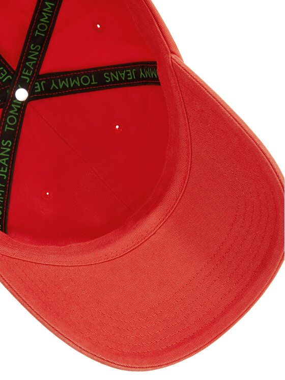 Tommy Jeans Tommy Jeans Czapka z daszkiem Tjm Heritage Cap AM0AM12020 Czerwony