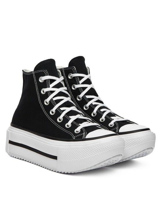 Converse Converse Plátěnky Chuck Taylor All Star Lift Double Stack A12975C Černá