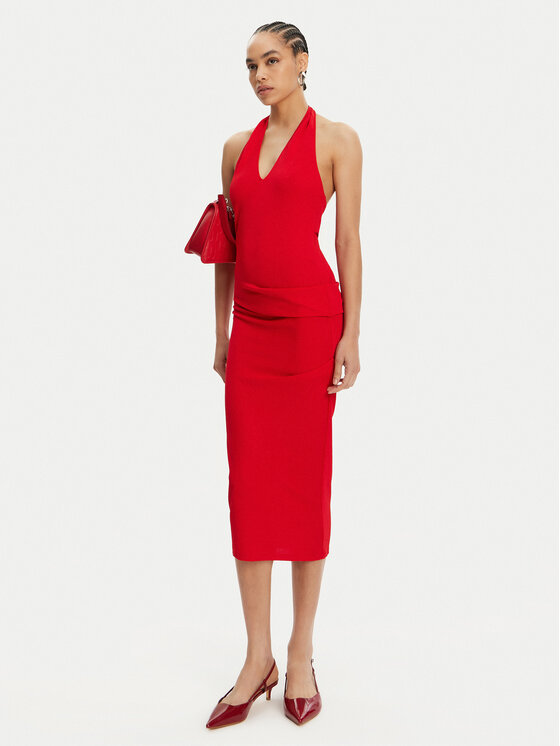 JACQUEMUS JACQUEMUS Sukienka koktajlowa 25E251DR232-1026 Czerwony Regular Fit