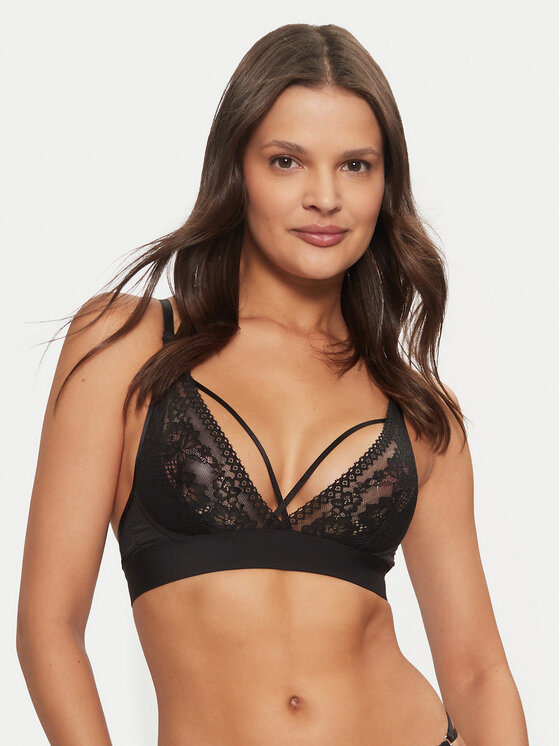 Hunkemöller Podprsenka Bralette Remi 206154 Čierna