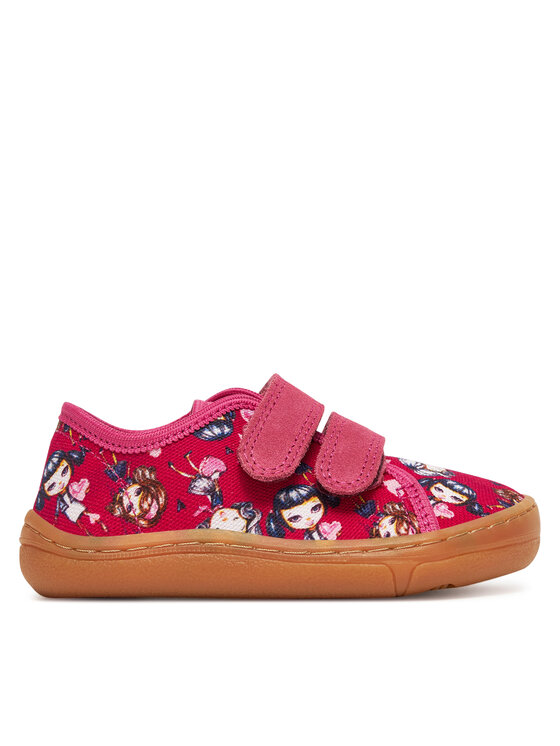Papuci de casă Froddo Barefoot Canvas G1700379-32 M Roz