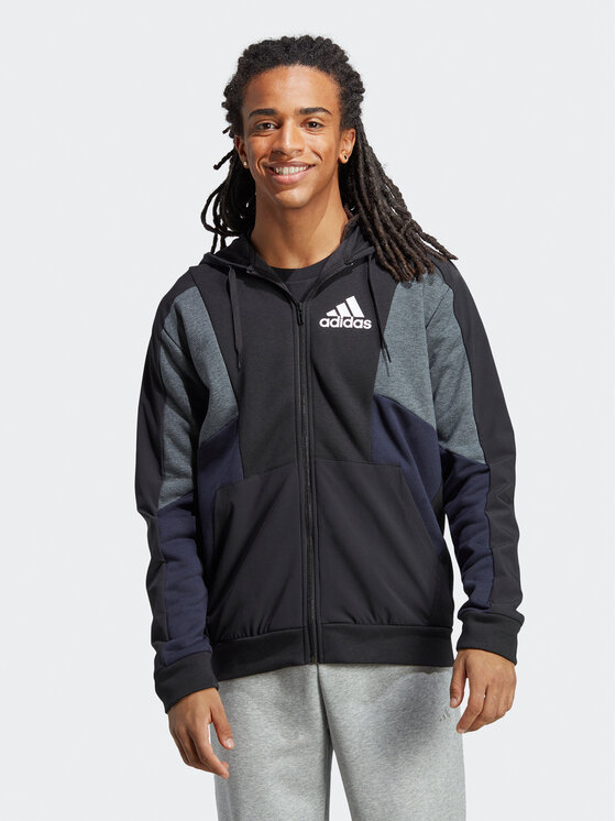 adidas Essentials Colorblock Full Zip Hoodie HY5936 Regular Fit Modivo.ua