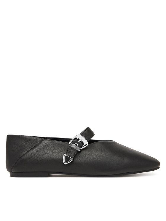Tommy Jeans Balerini Tjw Ballerina Nappa Leather EN0EN03043 Negru