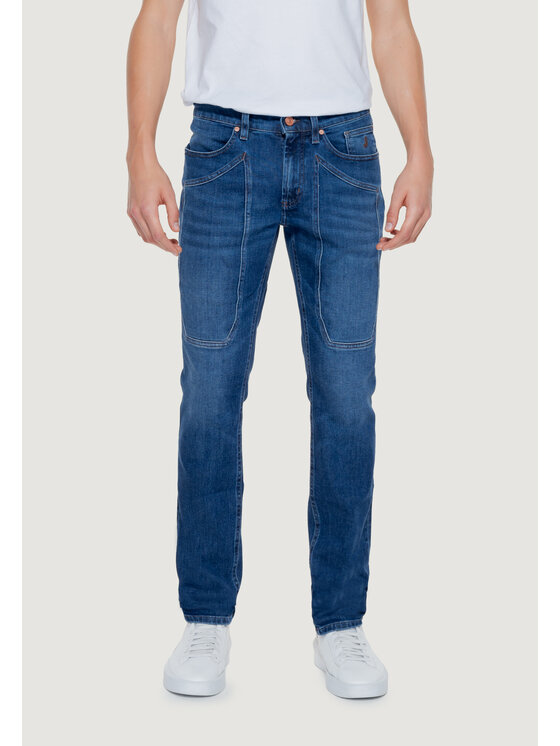 Jeckerson Jeansy JOHN 5 Niebieski Slim Fit | Modivo.pl