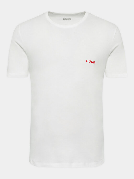 HUGO Hugo 3 db póló 50493972 Fehér Regular Fit