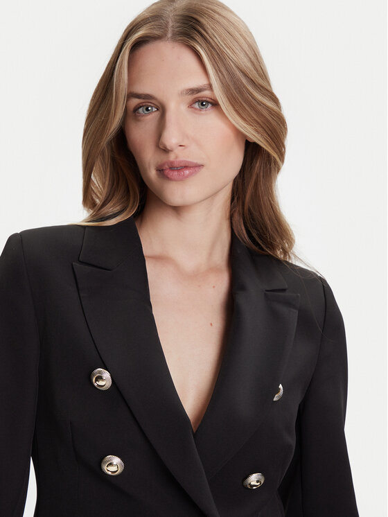 Rinascimento Rinascimento Marynarka CFC0126227003 Czarny Slim Fit