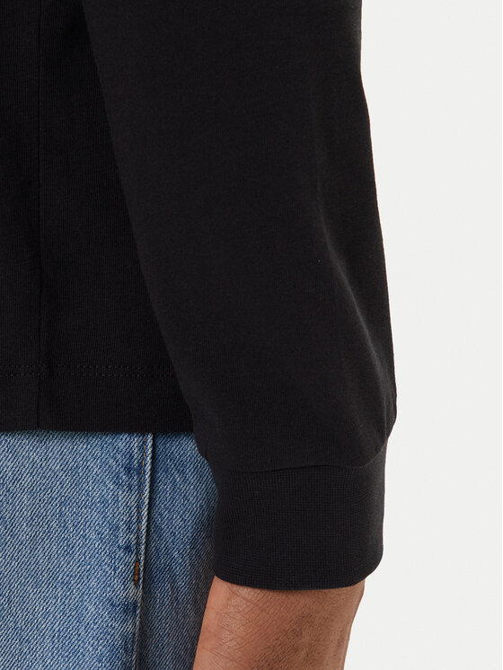 Calvin Klein Jeans Calvin Klein Jeans S dlhými rukávmi Easy LV04RD247G Čierna Regular Fit