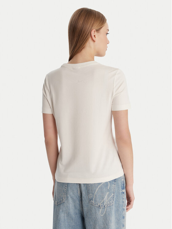 Guess Guess Marškinėliai V6RI15 J1314 Balta Regular Fit