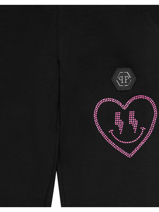 PHILIPP PLEIN PHILIPP PLEIN Jogger nohavice 19685 Čierna Jogger Fit