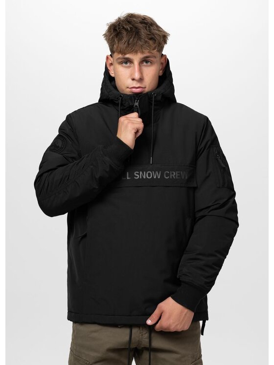 PITBULL PITBULL Kurtka zimowa MEANDRO Czarny Regular Fit