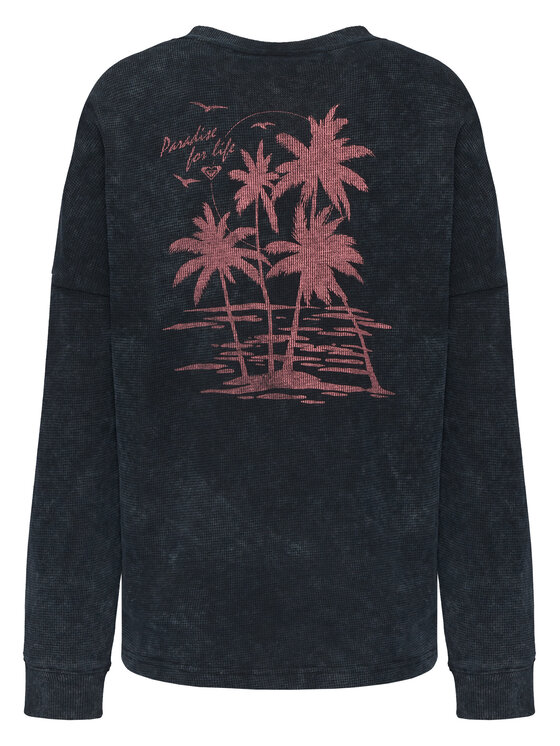 Roxy Roxy Bluse Eastside Midweight ERJKT04381 Schwarz Boxy Fit