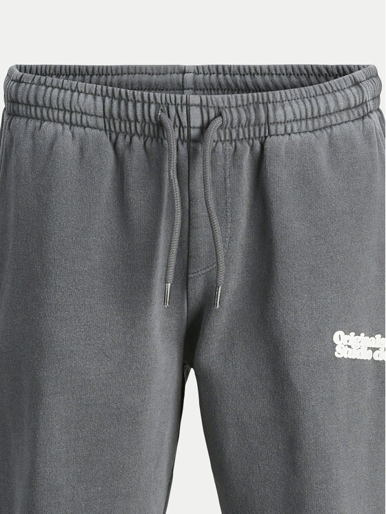 Jack&Jones Junior Jack&Jones Junior Spodnie dresowe Vermont Wash 12263237 Szary Wide Leg