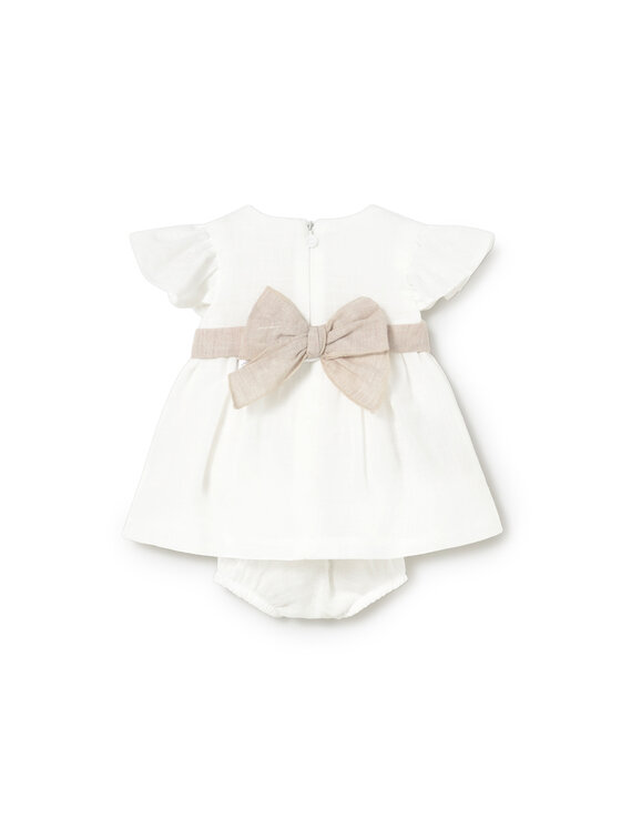 Mayoral Mayoral Elegantes Kleid 1886 Weiß Regular Fit