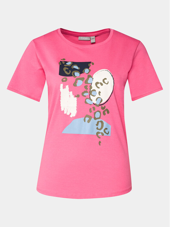 Fransa Fransa T-shirt 20613466 Ružičasta Regular Fit