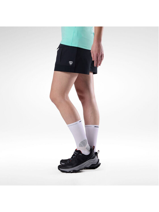 Rossignol Rossignol Szorty sportowe W Hiking Cargo Short 5' Czarny Relaxed Fit