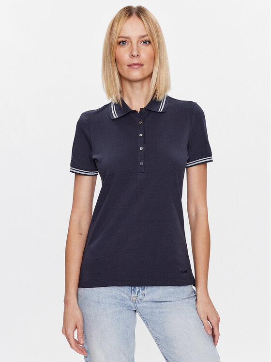 Geox Tricou polo Piquet W3510A-T2649 F4386 Bleumarin Regular Fit