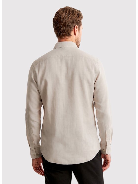 Pako Lorente Pako Lorente Koszula P26WP-1X-017 Beżowy Slim Fit