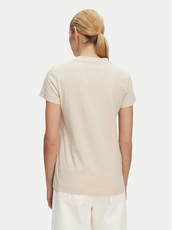 PINKO PINKO T-Shirt Start 101752 A2CT Beżowy Regular Fit