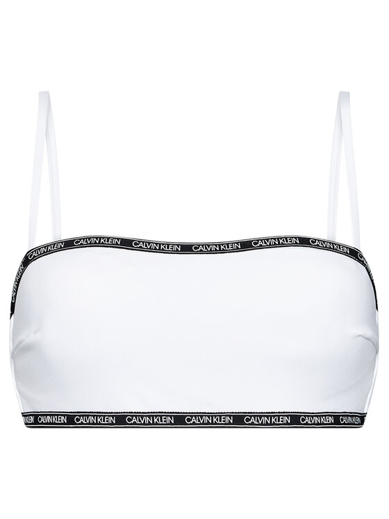 Calvin Klein Swimwear Calvin Klein Swimwear Bikini pezzo sopra Bandeau KW0KW01274 Bianco
