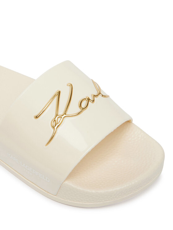 KARL LAGERFELD KARL LAGERFELD Natikači Z31174 M Bela