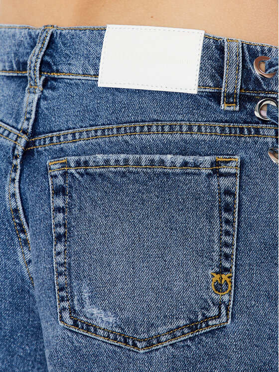 PINKO Pinko Дънкови шорти Scudetto 100830 A0GF Син Regular Fit