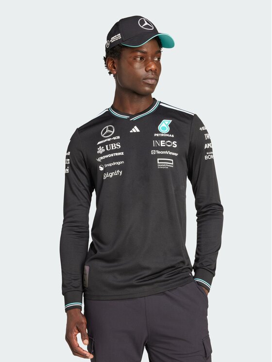 adidas adidas Longsleeve 148139 Czarny Slim Fit