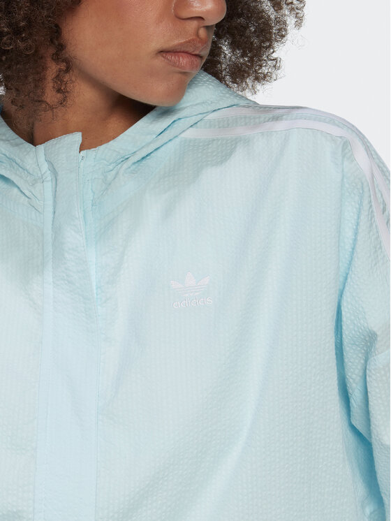 adidas adidas Mikina adicolor Classics HL9305 Světle modrá Relaxed Fit