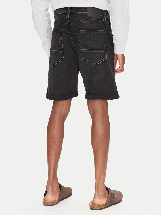 Jack & Jones Jack & Jones Pantaloni scurți de blugi Rick 12269608 Negru Regular Fit