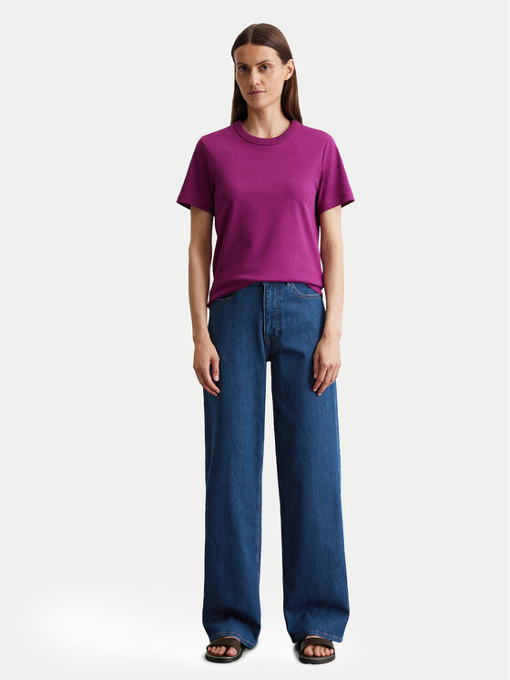 Marc O'Polo Marc O'Polo T-Shirt 506 2039 51123 Fioletowy Relaxed Fit