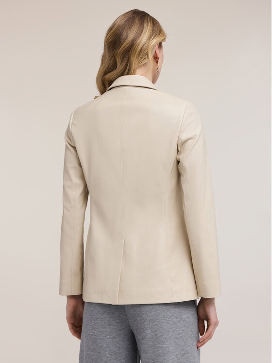 Motivi Motivi Giacca in similpelle Q029Q001042N002 Bianco Regular Fit