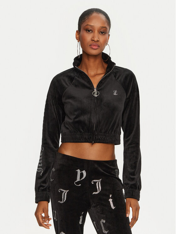 Juicy Couture Juicy Couture Bluză Tasha JCWCT24305 Negru Slim Fit