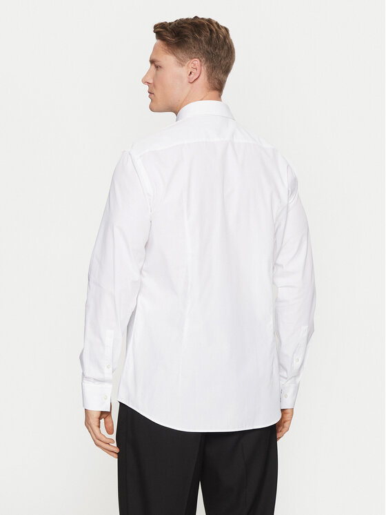HUGO HUGO Srajca Koey 50534124 Bela Slim Fit