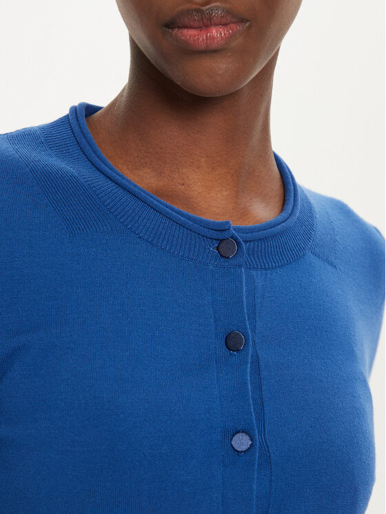 Sisley Sisley Cardigan 17Q3M5203 Albastru Regular Fit