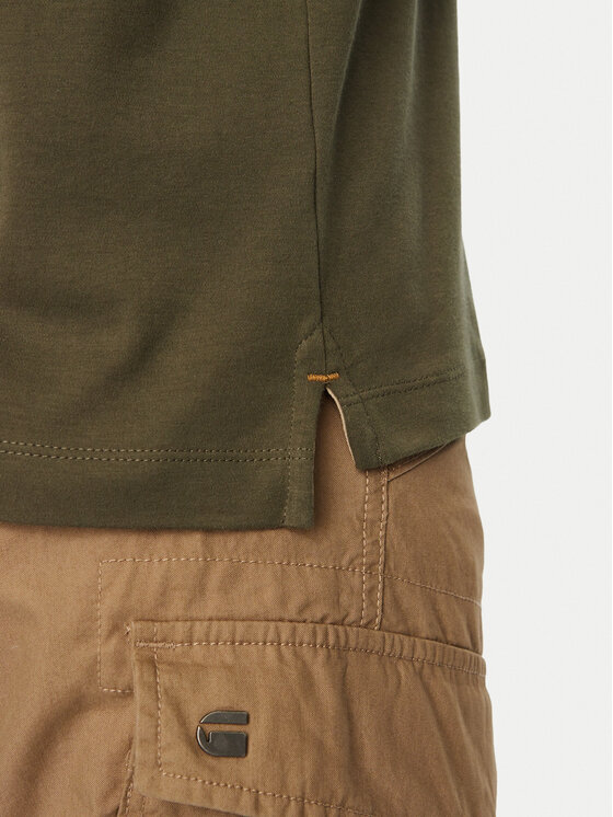 Aeronautica Militare Aeronautica Militare Polo marškinėliai 262PO1940UJ00663 Chaki Regular Fit