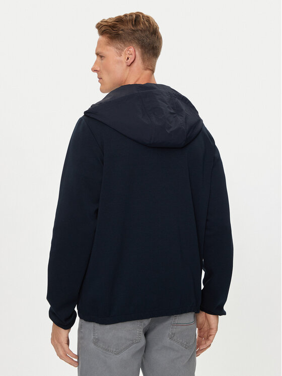 Tommy Hilfiger Tommy Hilfiger Kurtka przejściowa Monotype MW0MW35562 Granatowy Regular Fit