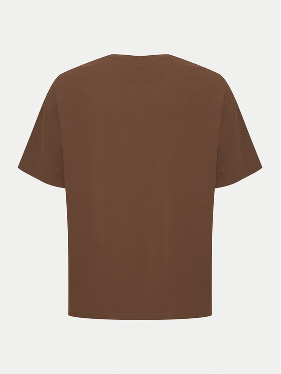 Solid Solid T-shirt Manes 21108333 Nero Regular Fit