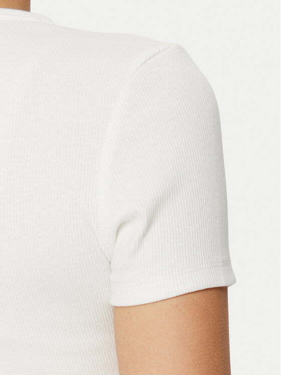 Tommy Jeans Tommy Jeans Póló DW0DW20463 Fehér Slim Fit