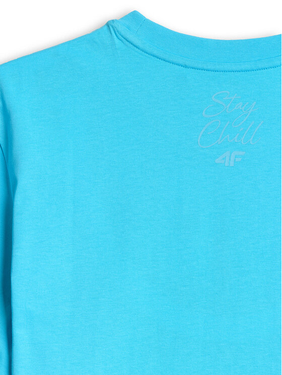 4F 4F T-shirt SUMMER CODE Blu Regular Fit