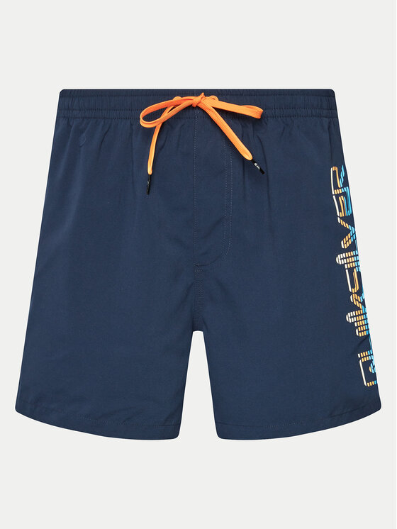 Quiksilver Plavecké šortky Behind Waves EQYJV04061 Tmavomodrá Regular Fit