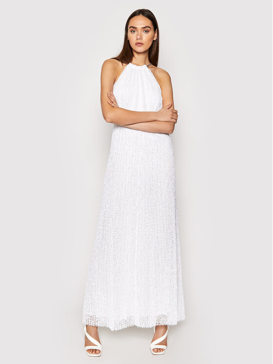 MICHAEL Michael Kors MICHAEL Michael Kors Večerné šaty MS1806K1D0 Biela Regular Fit