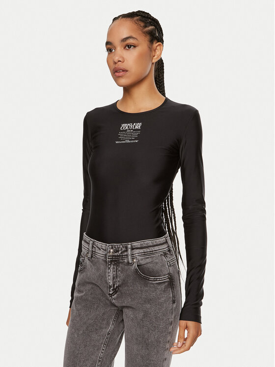 Versace Jeans Couture Body 77HAM221 J0148 Čierna Slim Fit