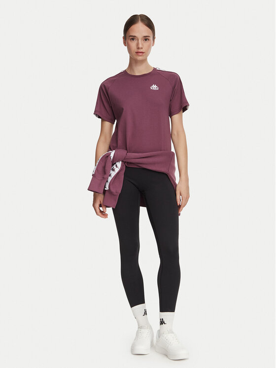 Kappa Kappa Футболка 371U6WW Фіолетовий Regular Fit
