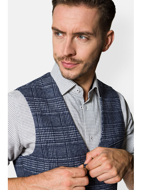 Lancerto Lancerto Kamizelka Santona Kolorowy Slim Fit