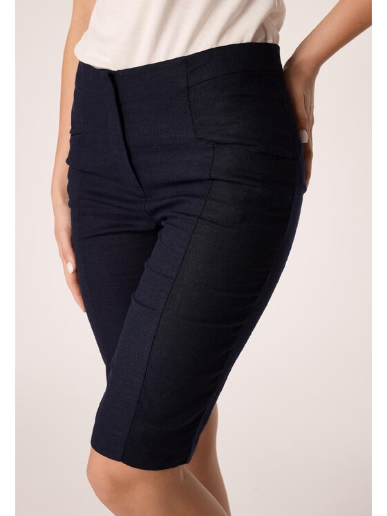 QUIOSQUE QUIOSQUE Bavlnené nohavice QUIOSQUE 3LD001802 Tmavomodrá Regular Fit